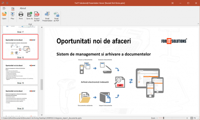 ForIT Solutions® Office Presentation Viewer